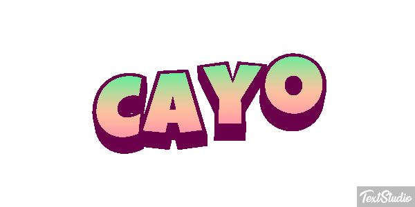 Cayo Efecto de texto