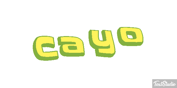 Cayo Efecto de texto