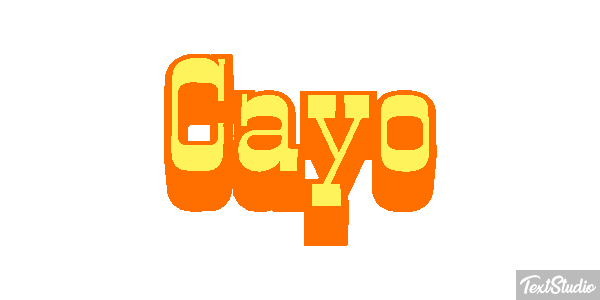 Cayo Efecto de texto