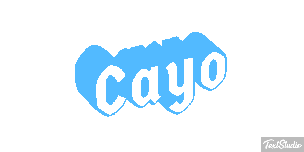 Cayo Efecto de texto
