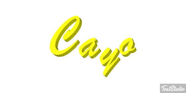 Cayo Efecto de texto