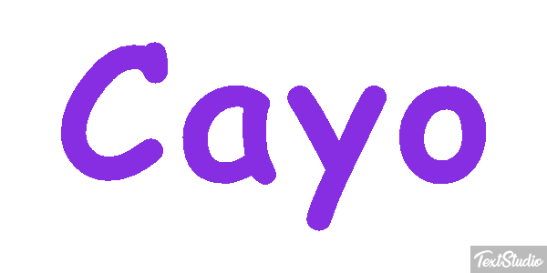 Cayo Efecto de texto