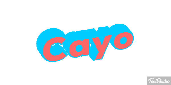Cayo Efecto de texto