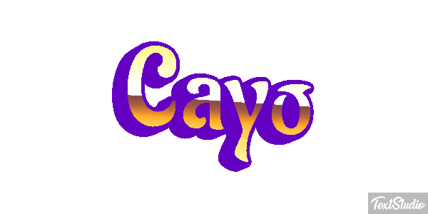 Cayo Efecto de texto
