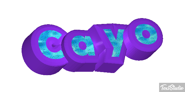 Cayo Efecto de texto
