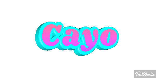 Cayo Efecto de texto