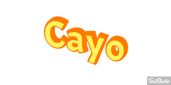 Cayo Efecto de texto