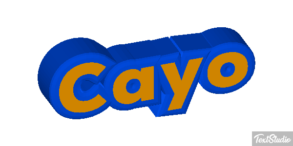 Cayo Efecto de texto