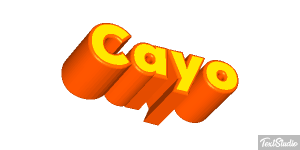 Cayo Efecto de texto