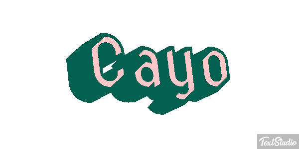 Cayo Efecto de texto
