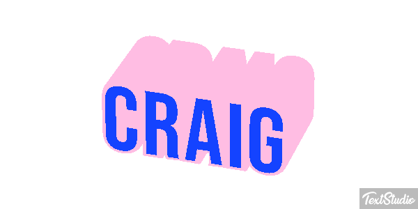 Craig Text effect