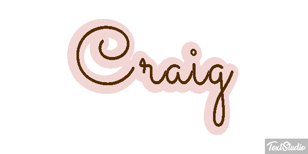 Craig Text effect