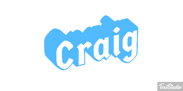 Craig Text effect
