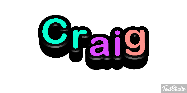 Craig Text effect