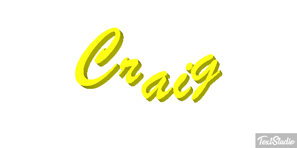 Craig Text effect