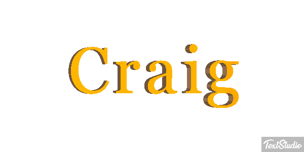 Craig Text effect