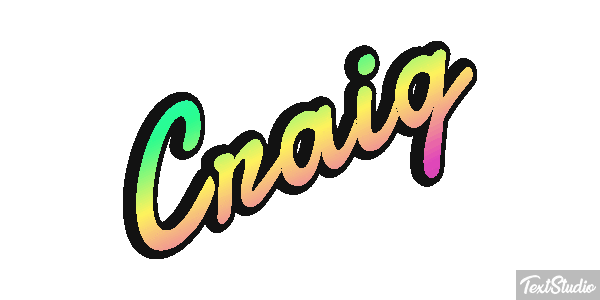 Craig Text effect