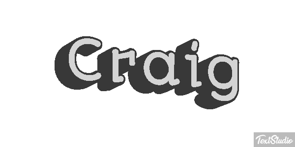 Craig Text effect