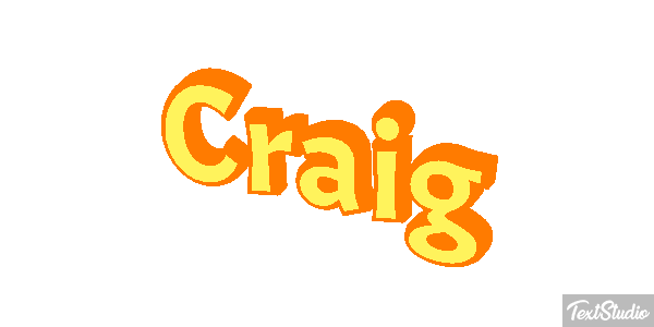 Craig Text effect