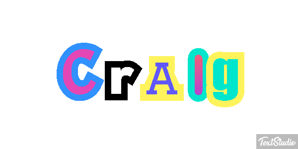 Craig Text effect