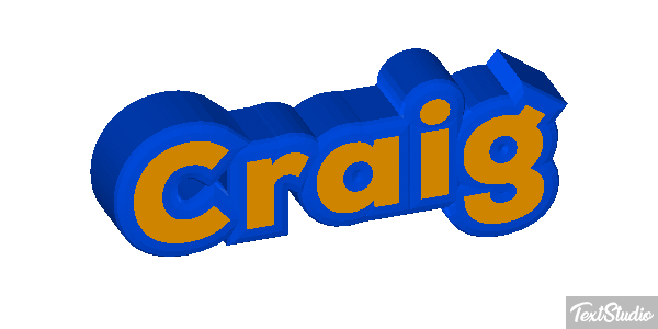 Craig Text effect
