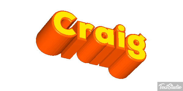 Craig Text effect