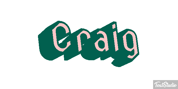 Craig Text effect