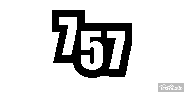 757 Texteffekt