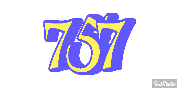 757 Texteffekt
