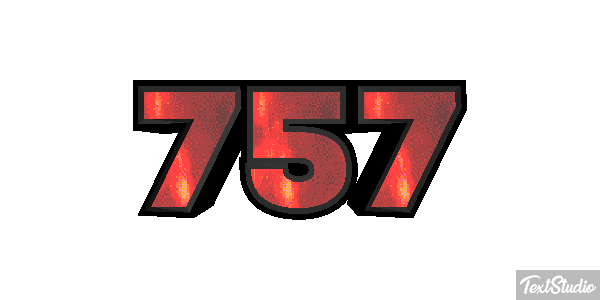 757 Texteffekt