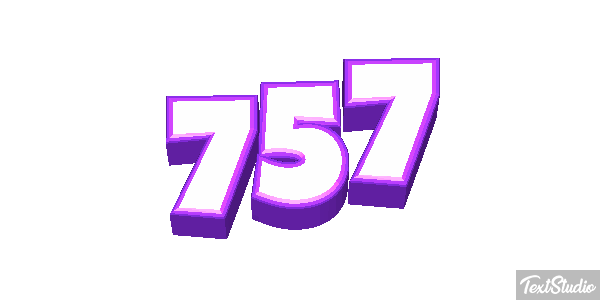 757 Texteffekt