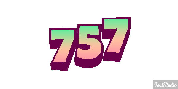 757 Texteffekt
