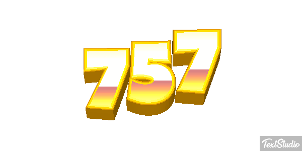 757 Texteffekt