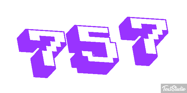 757 Texteffekt