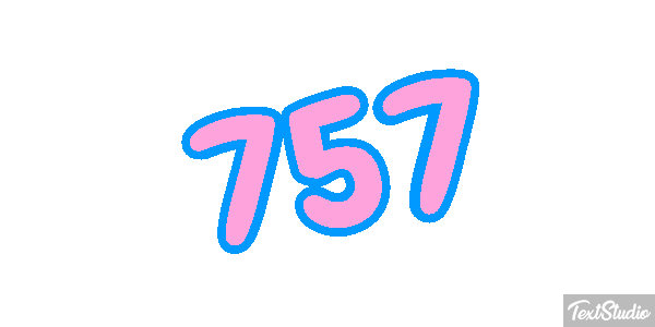 757 Texteffekt