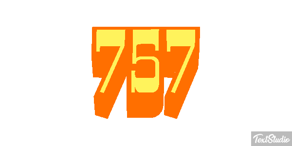 757 Texteffekt