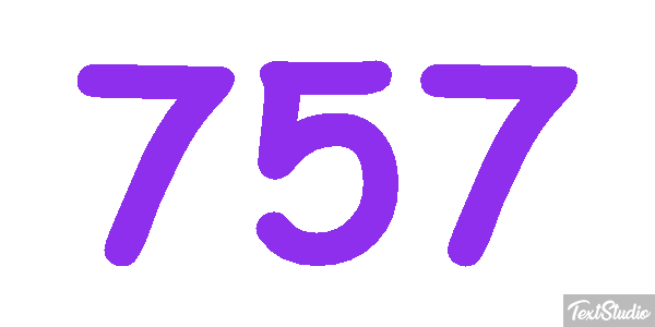 757 Texteffekt