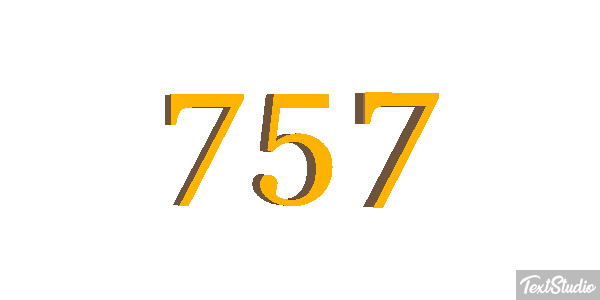 757 Texteffekt