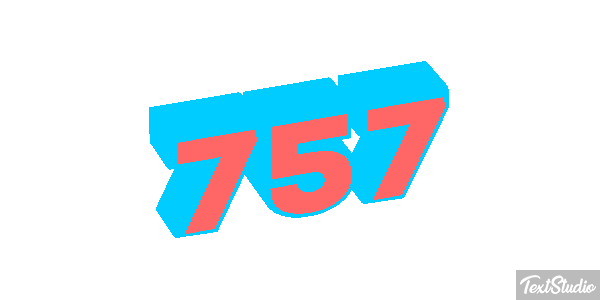 757 Texteffekt