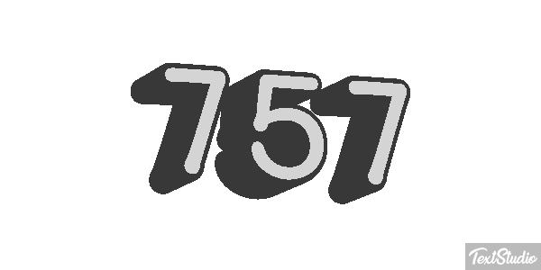 757 Texteffekt
