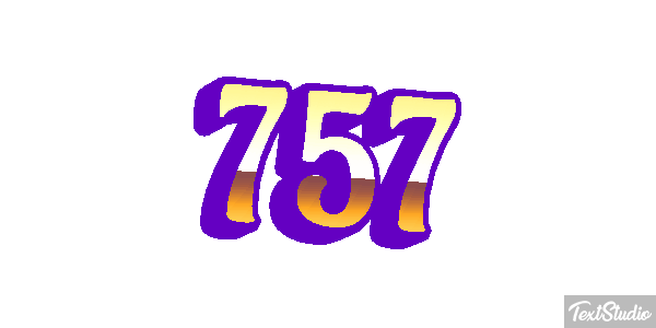 757 Texteffekt