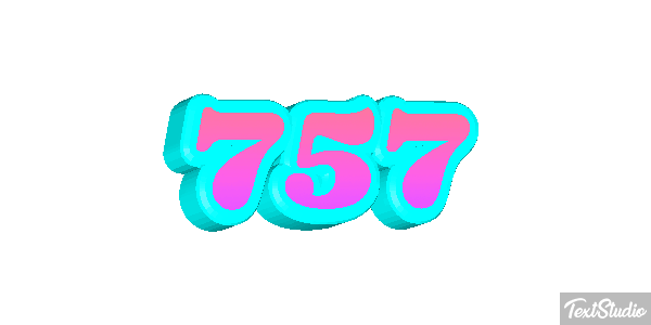 757 Texteffekt