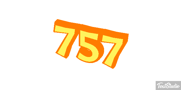 757 Texteffekt
