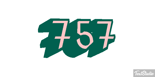 757 Texteffekt