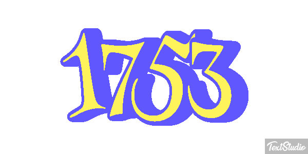 1753 Texteffekt