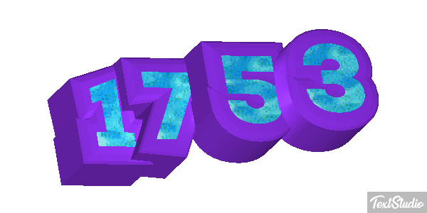 1753 Texteffekt