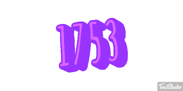 1753 Texteffekt