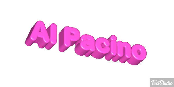Al Pacino Text effect