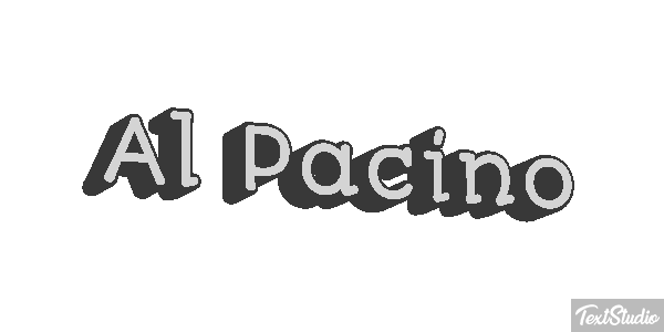 Al Pacino Text effect
