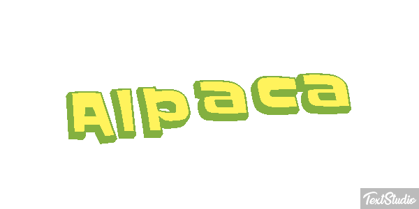 Alpaca Metin efekti